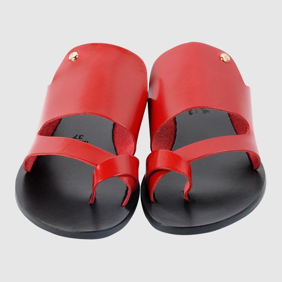 Greek Leather Sandal: Melisipida - Picture 2 of 5